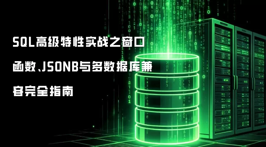 SQL高级特性实战之窗口函数、JSONB与多数据库兼容完全指南