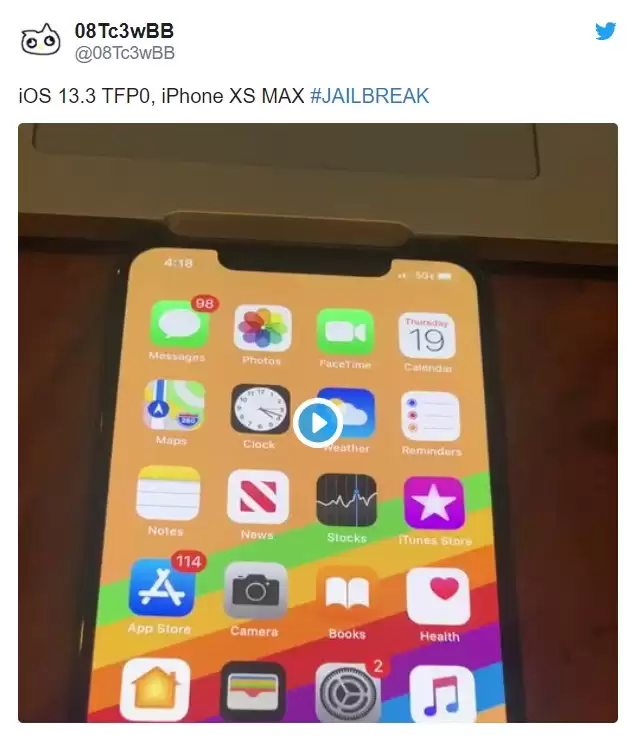 苹果iPhone 11/iPhone XS系列iOS 13.3越狱是不是要来了? 苹果iPhone 11/iPhone XS系列iOS 13.3越狱是不是要来了?