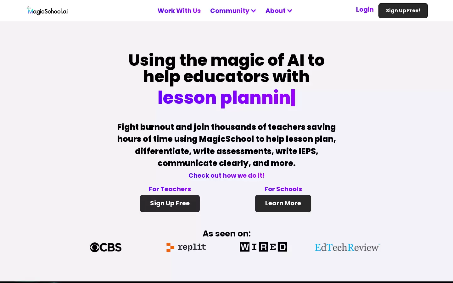 MagicSchool : AI助力教育者节省时间
