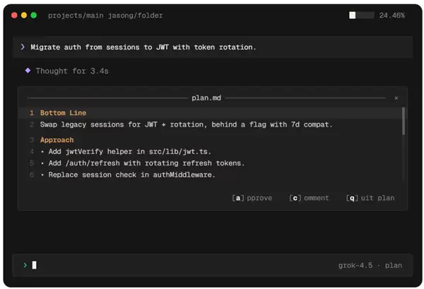 SpaceXAI首个编程智能体模型Grok 4.5发布:与Cursor联合训练 效率翻倍价格减半