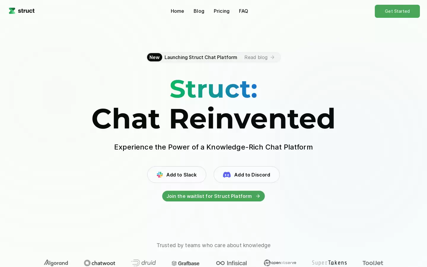 Struct : Struct：聊天方式的革新。
