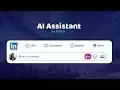 AI assistant for Linkedin : 使用人工智能增强您的领英体验。