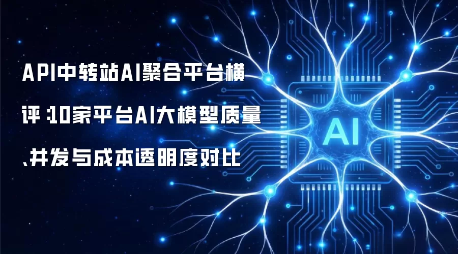 API中转站AI聚合平台横评:10家平台AI大模型质量、并发与成本透明度对比