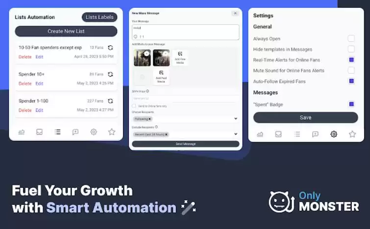 OnlyFans AI Success Tool - OnlyMonster : OnlyFans AI成功工具 - OnlyMonster，提高OnlyFans的收入和效率