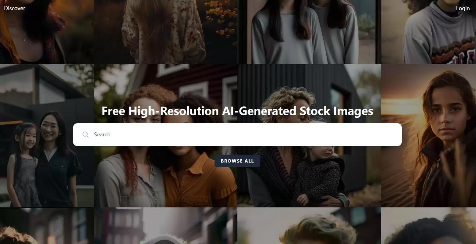 cgfaces : 免费高分辨率AI生成的库存图片