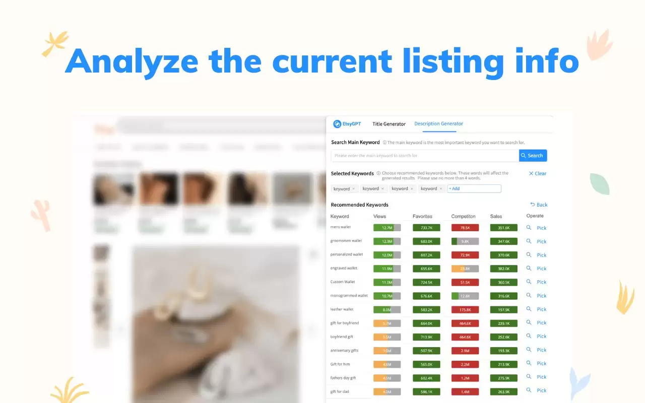 GPT for Etsy: Product Listing optimizer : 优化Etsy产品列表的AI写作工具