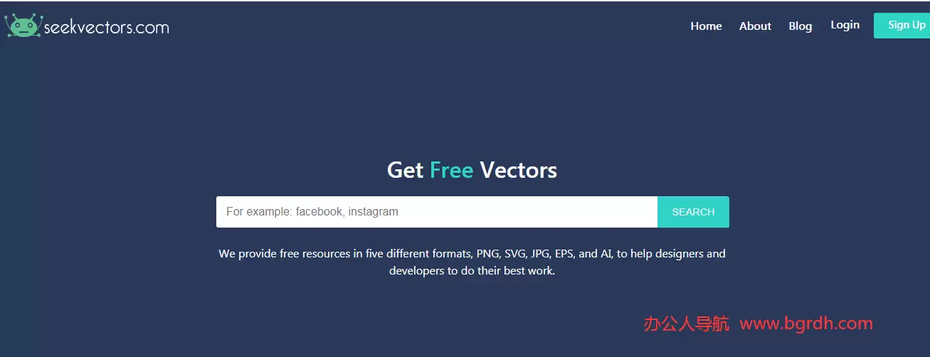 Seekvectors-Logo图标资源搜索引擎