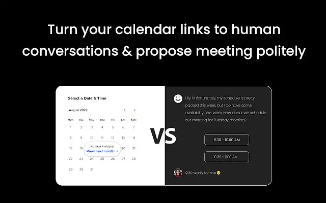 Supermeet- Meeting scheduler powered by GPT-4 : 管理您的时间和可用性，个性化和对话式地提出会议