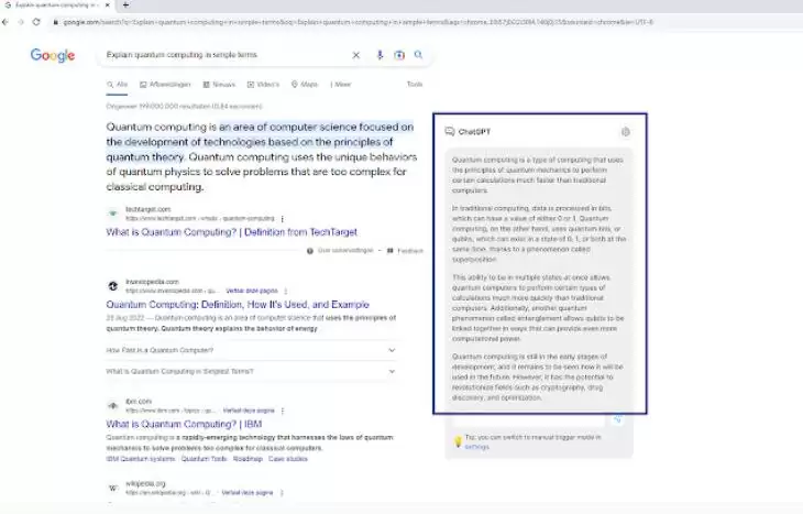ChatGPT Google AI Assistant : AI智能助手，实时聊天和GPT集成