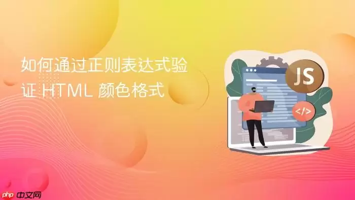 如何通过正则表达式验证 HTML 颜色格式