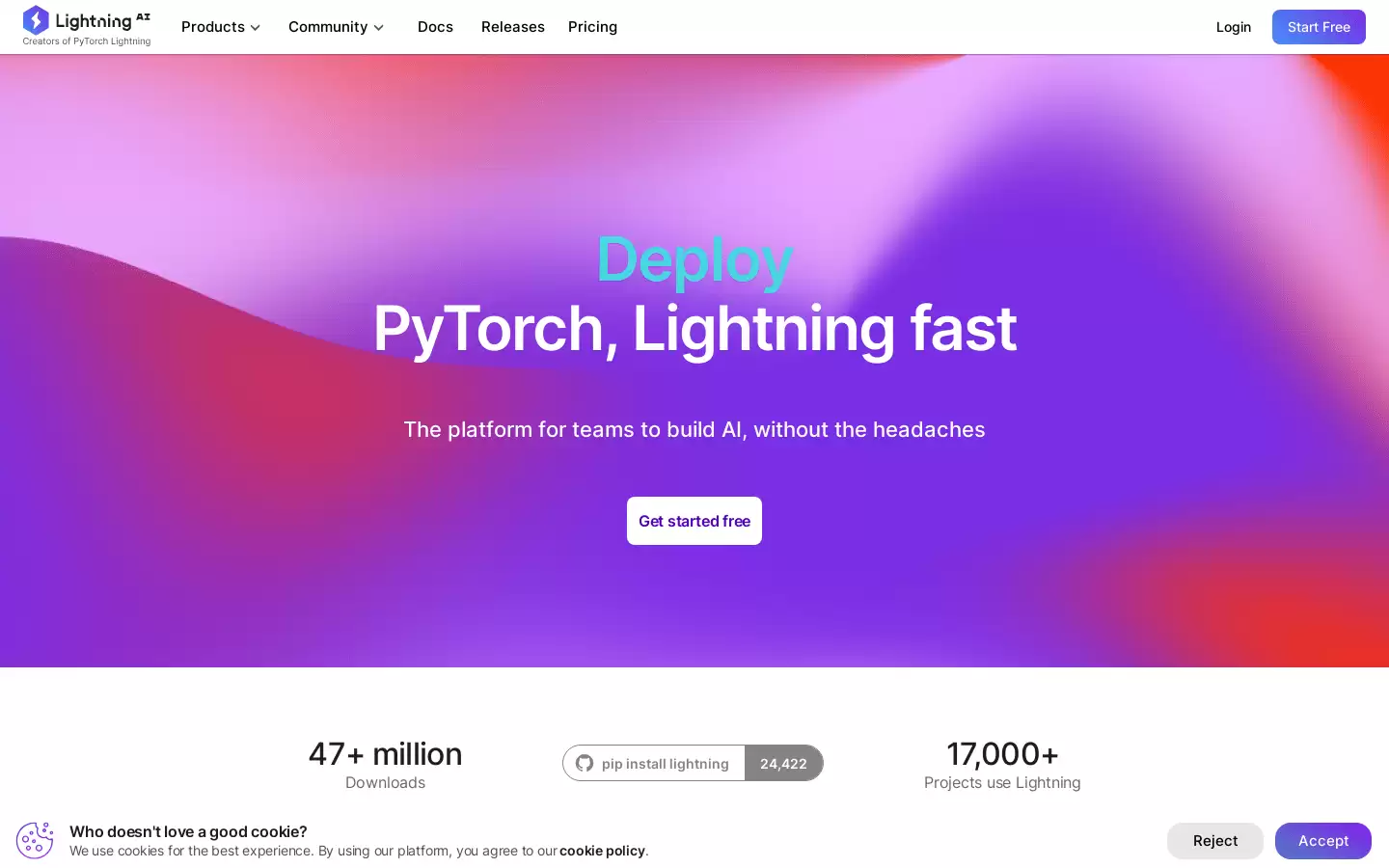 Lightning AI : PyTorch训练平台,闪电般快速