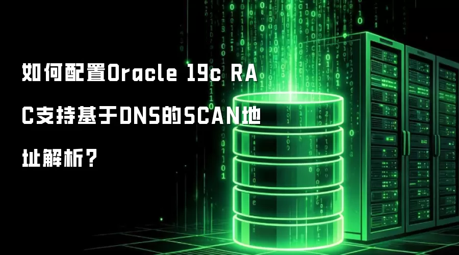 如何配置Oracle 19c RAC支持基于DNS的SCAN地址解析？