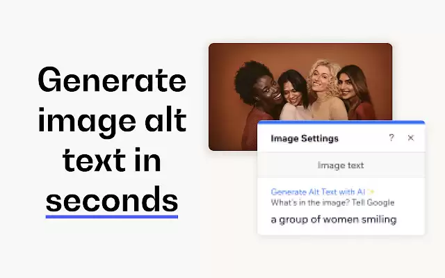 AI Alt Text for Wix : 一键生成优化的图片alt文本