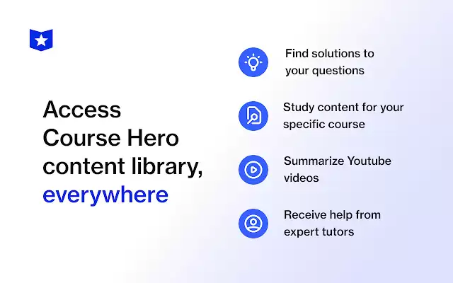 Course Hero: AI Study Assistant : 学习辅助工具