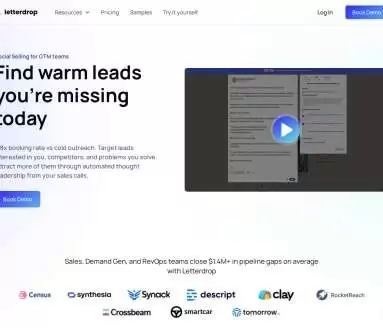 letterdrop-AI驱动的B2B内容营销与销售转化平台