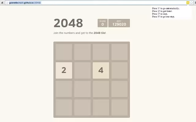 2048 AI : AI助手玩2048游戏，帮助用户轻松获得2048分数