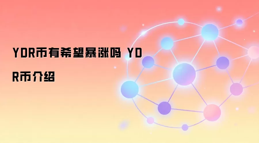YDR币有希望暴涨吗 YDR币介绍