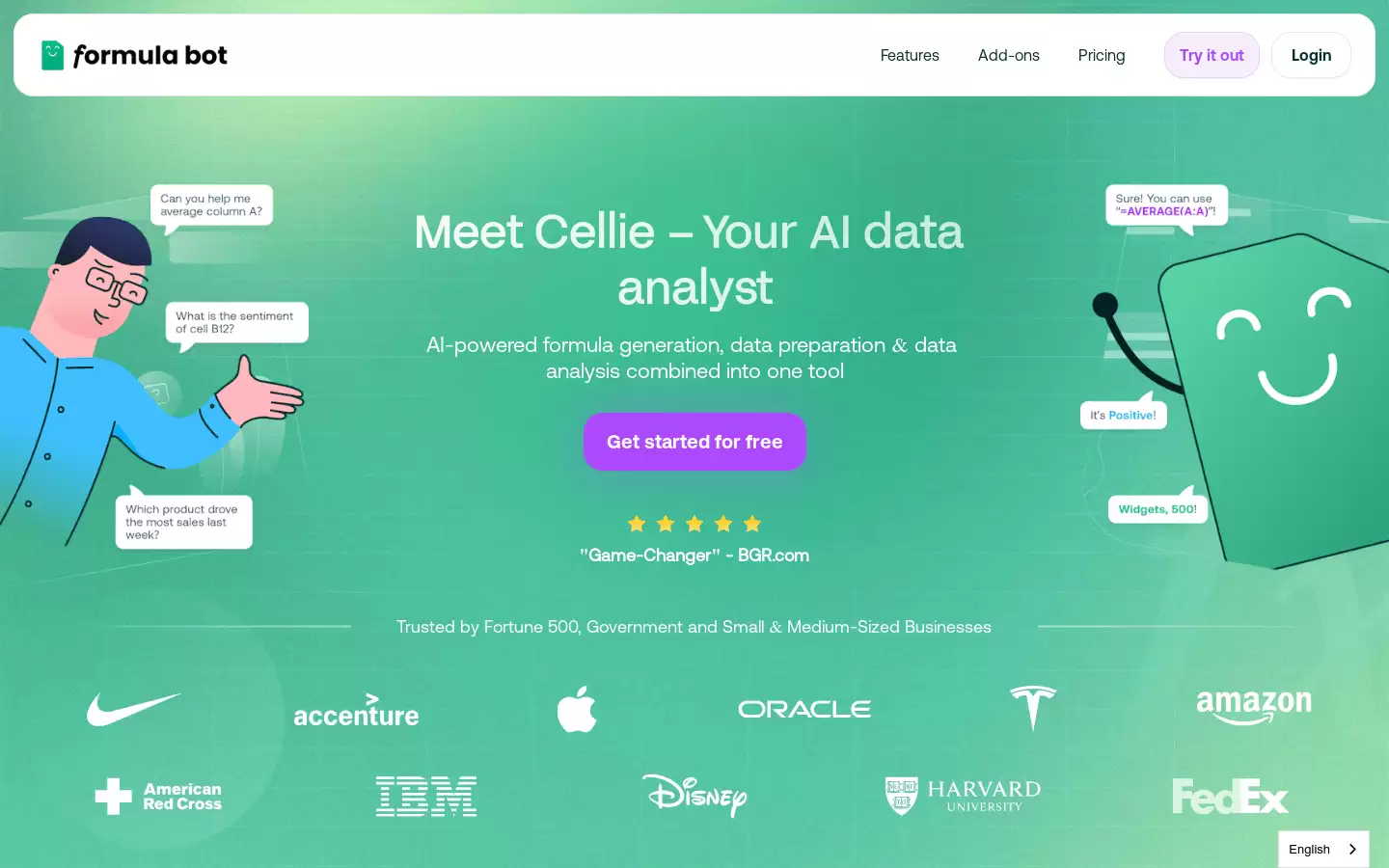 Formula Bot : AI辅助Excel公式生成