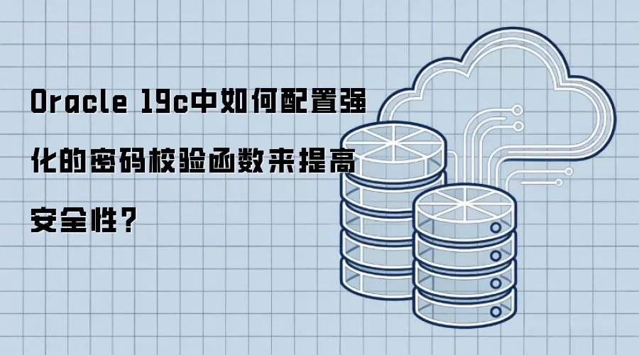 Oracle 19c中如何配置强化的密码校验函数来提高安全性?