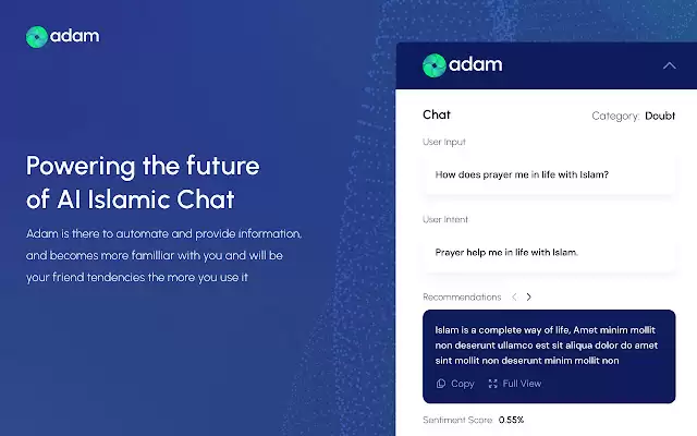 Adam AI Assistant : Adam助手 - 提供强大的句子建议，帮助传达思想并帮助读者理解信息。