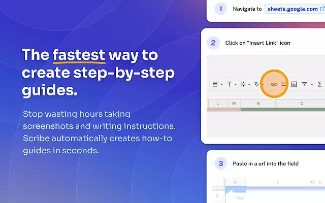 Scribe: AI Documentation, SOPs & Screenshots : 点击录制，自动生成逐步指南
