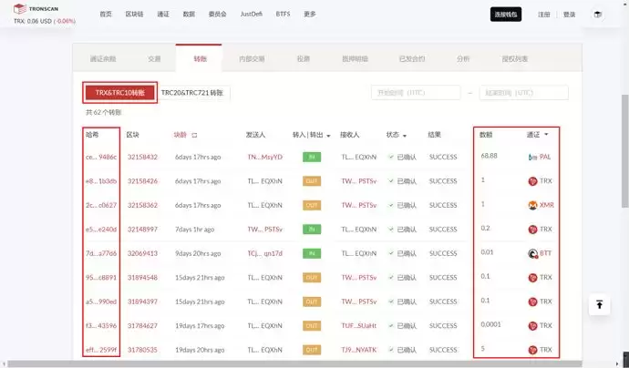 手把手教你如何用Tronscan 区块链浏览器使用方法