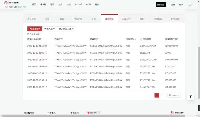 手把手教你如何用Tronscan 区块链浏览器使用方法
