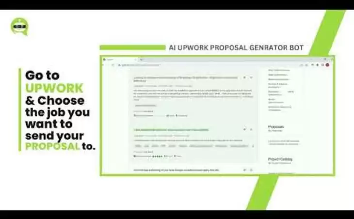 AI Upwork Proposal Generator Bot : 轻松生成优胜的Upwork项目提案的AI助手