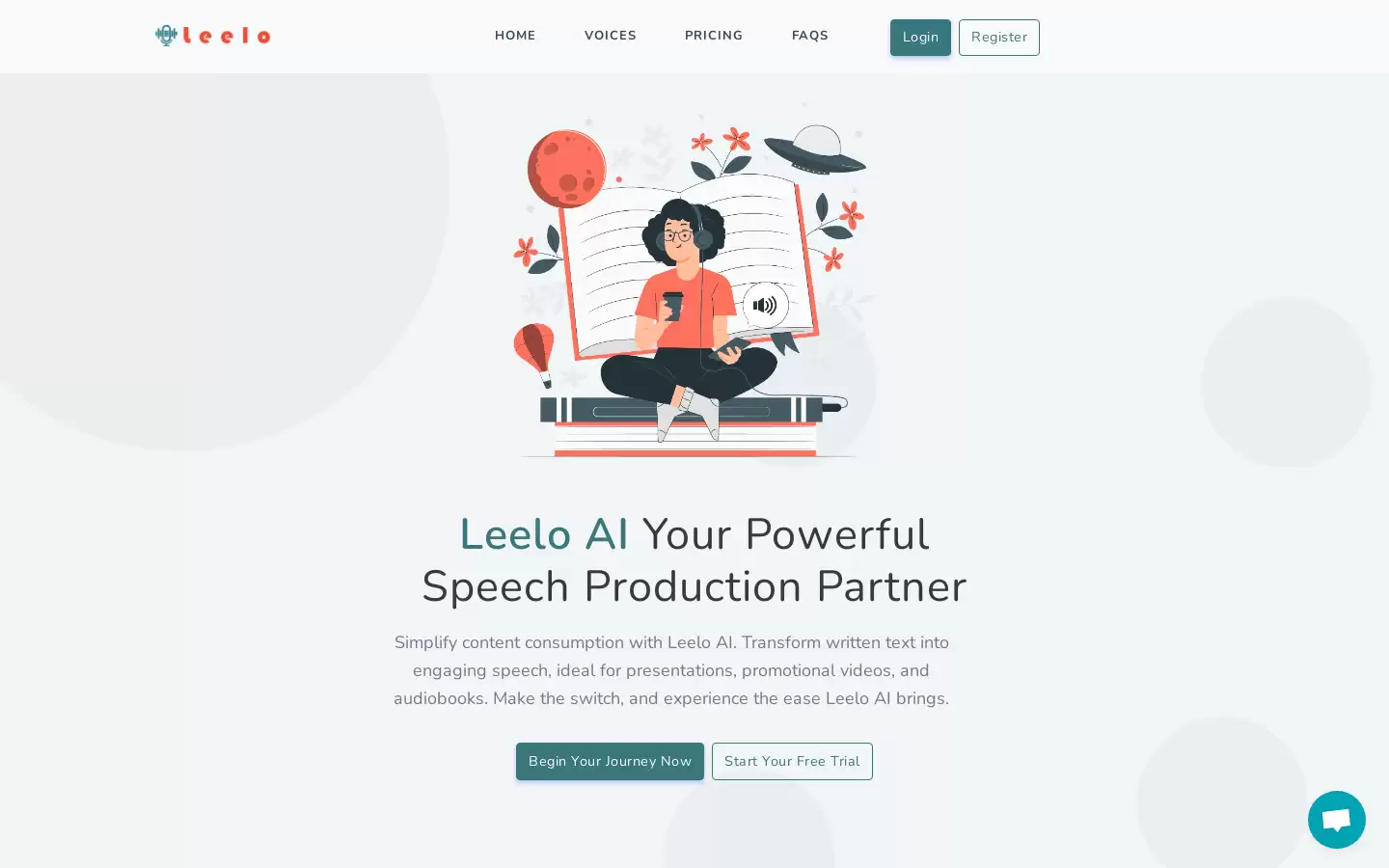Leelo AI : 领先 AI 语音生成器