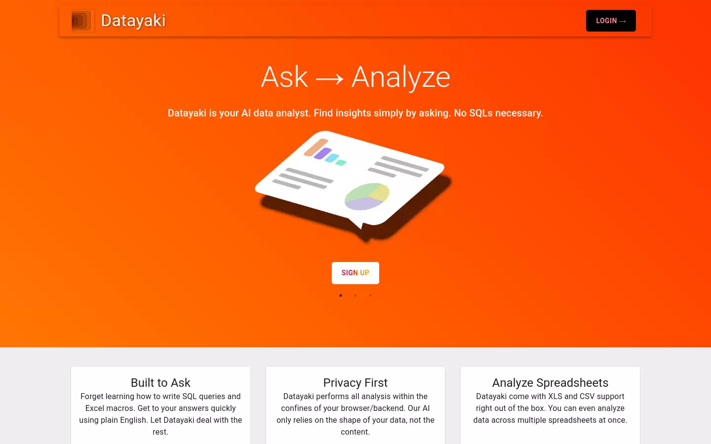 Datayaki : 一个简单的数据分析工具