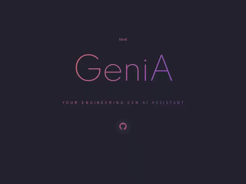 GeniA : 你的工程师智能助手
