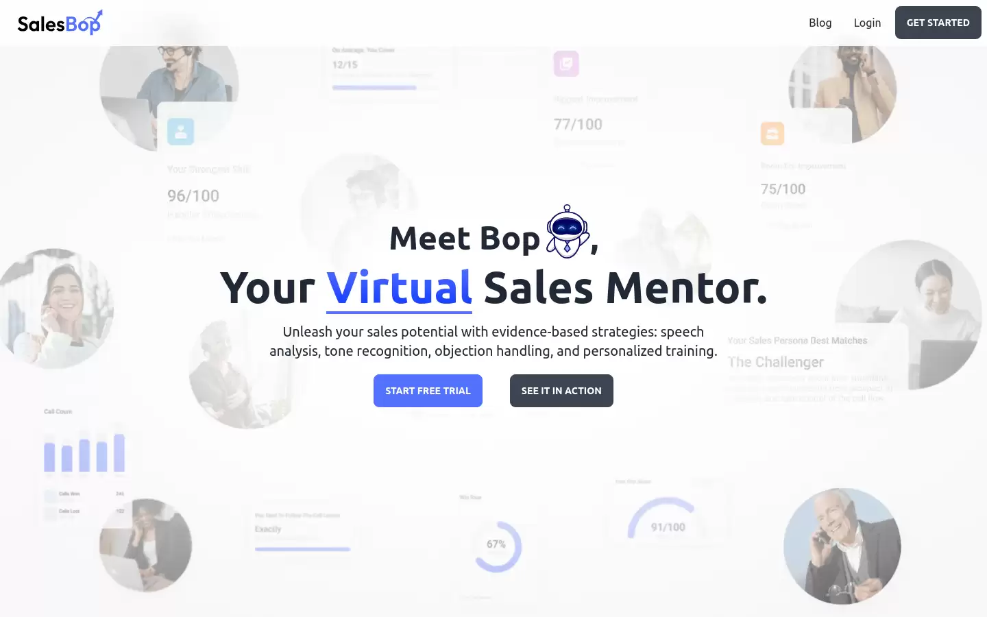 SalesBop : AI销售教练