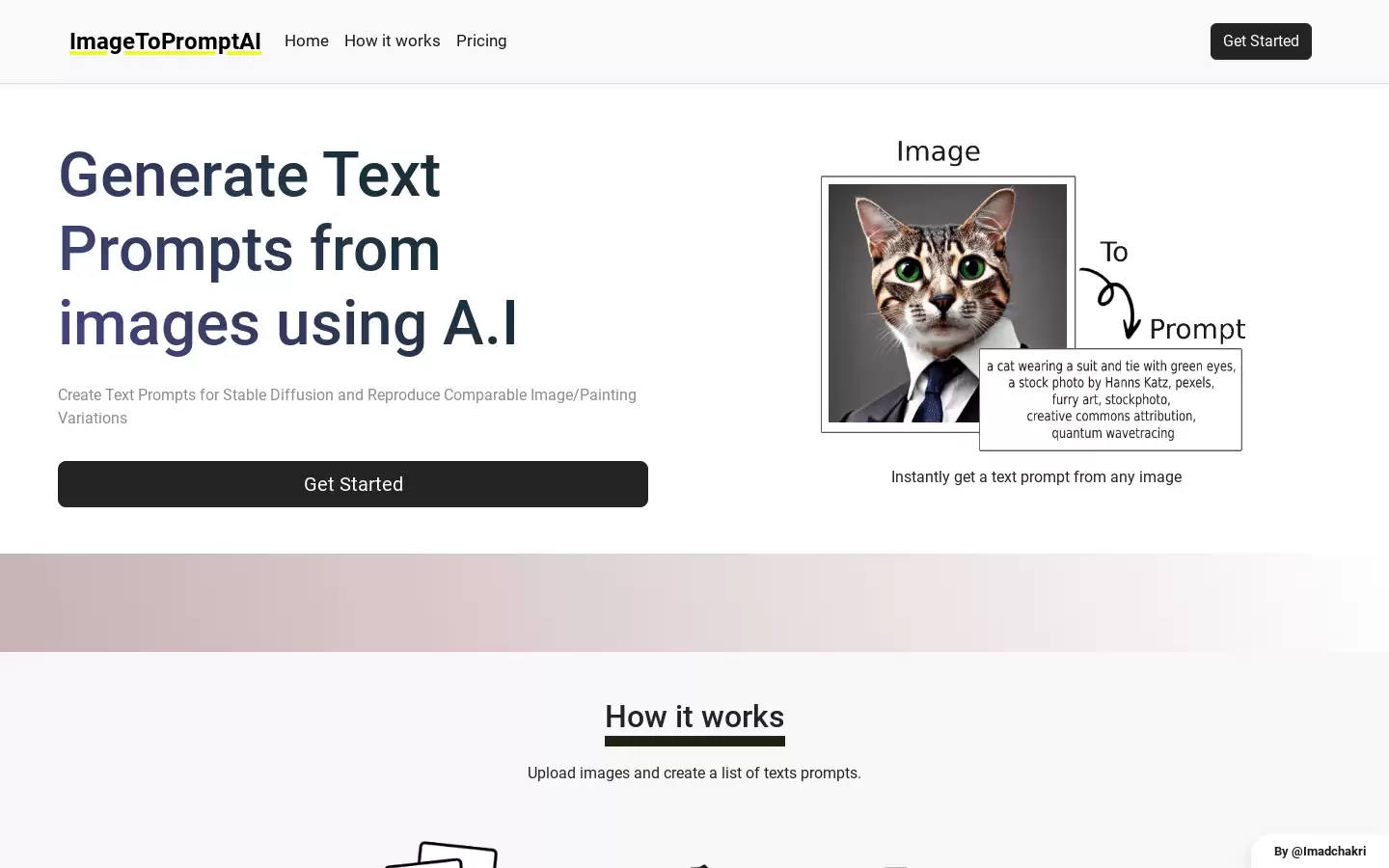 ImageToPromptAI : 图像转换为文本提示的AI工具
