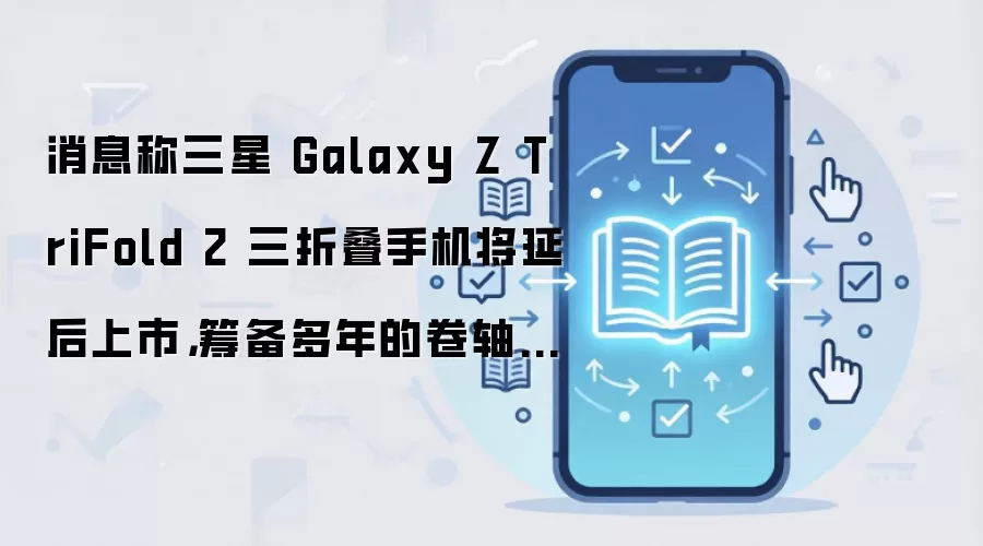 消息称三星 Galaxy Z TriFold 2 三折叠手机将延后上市,筹备多年的卷轴屏手机有望提前推出