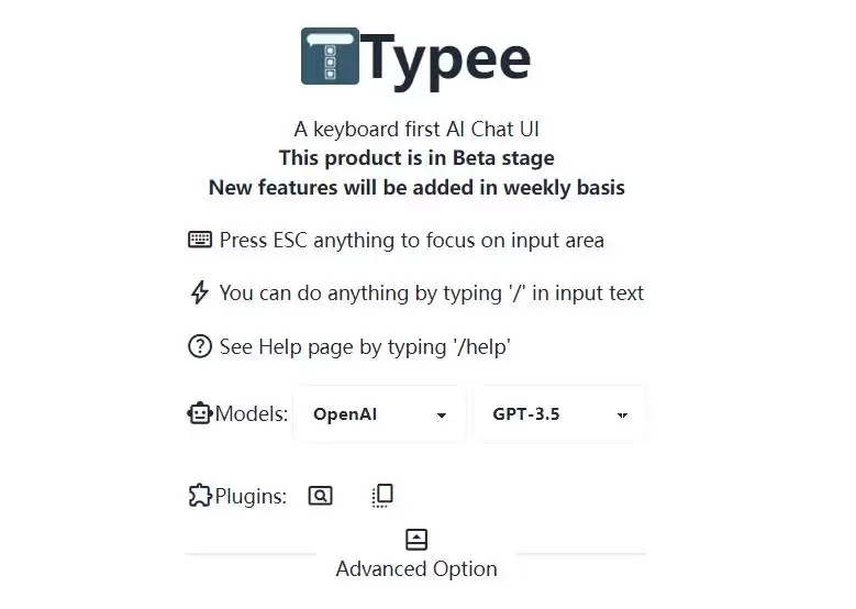 Typee : AI聊天键盘