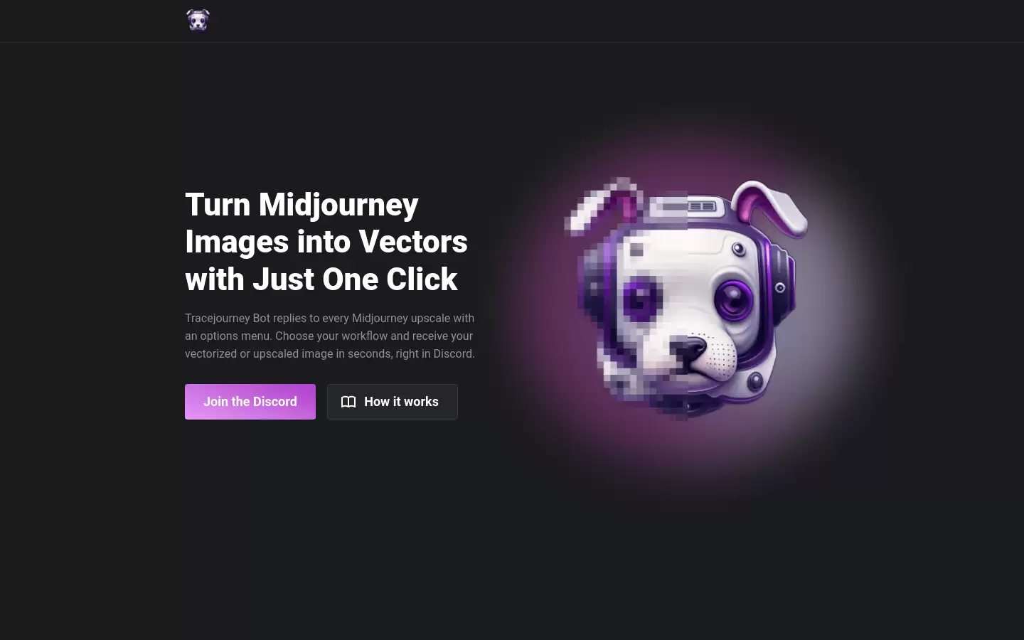 Tracejourney : 一键将 Midjourney 图像转换为矢量图