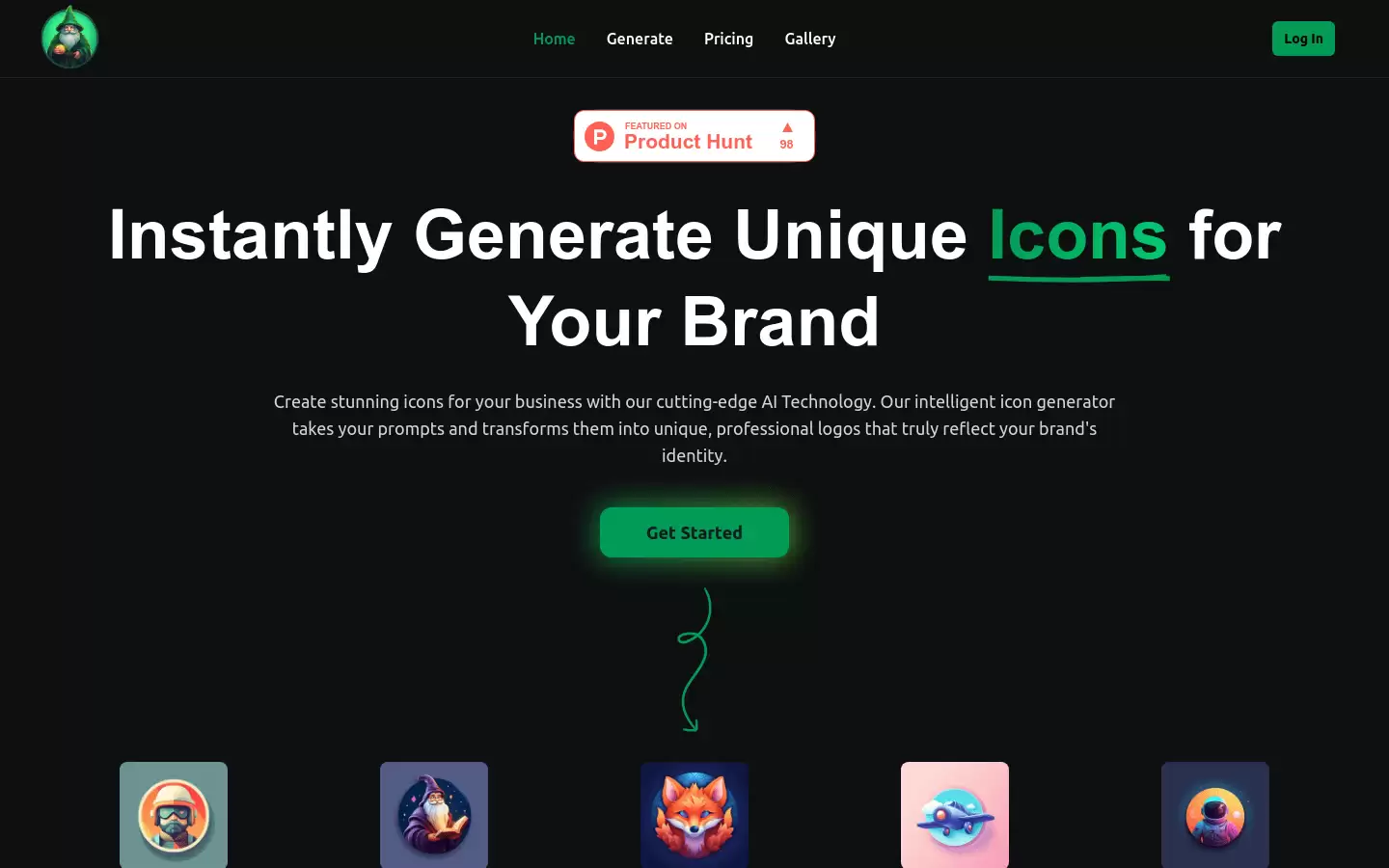 IconWizardAI 快速生成专属AI图标