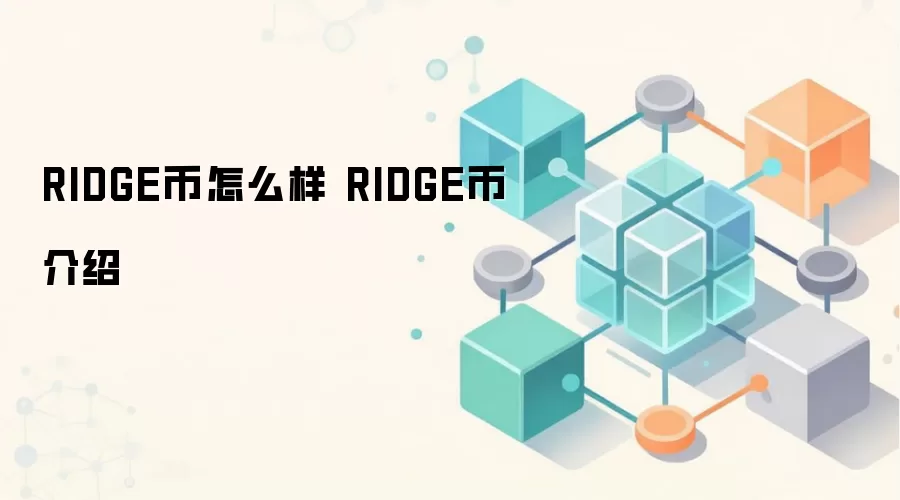 RIDGE币怎么样 RIDGE币介绍