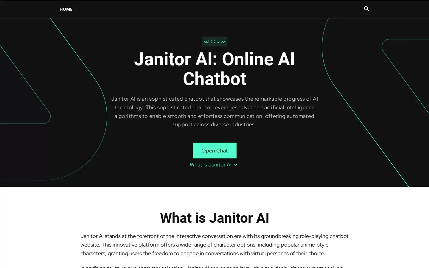 Janitor AI : 角色扮演聊天机器人