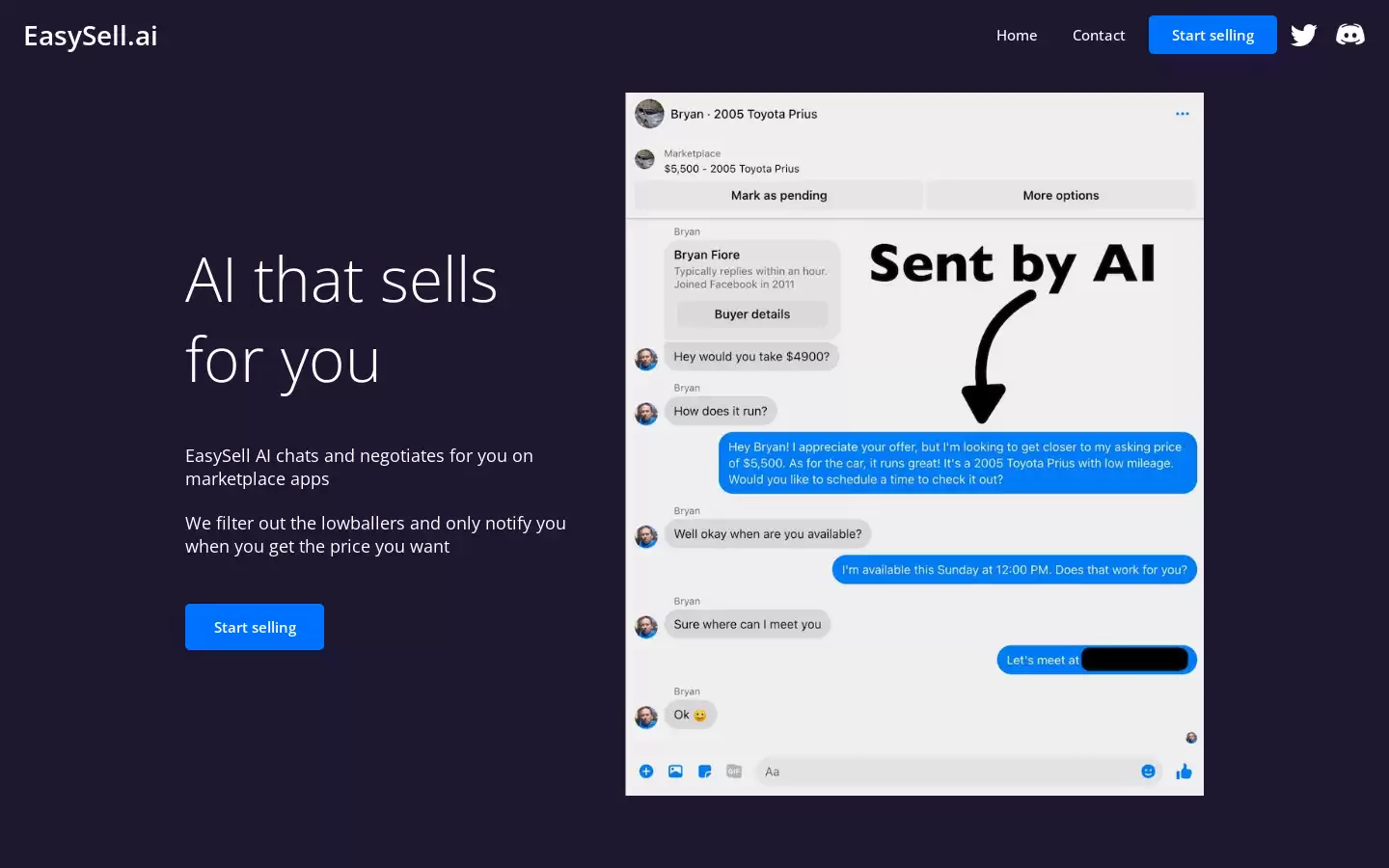 Easy Sell AI : AI助手帮您在市场应用上销售
