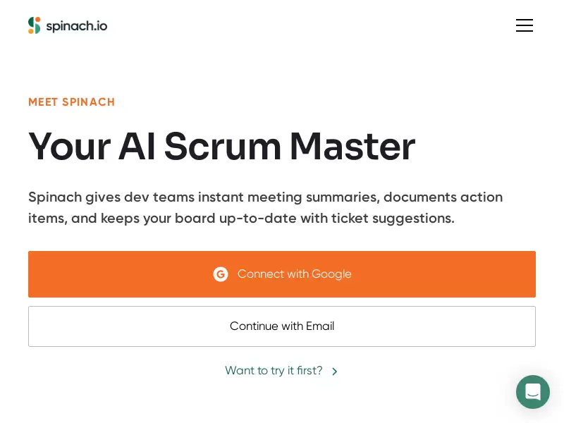 Spinach.io : Meet your AI Scrum Master