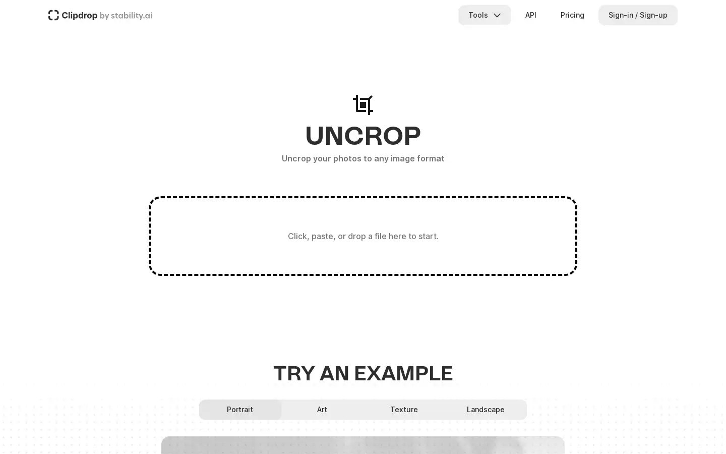UNCROP : 任意格式照片无需裁剪