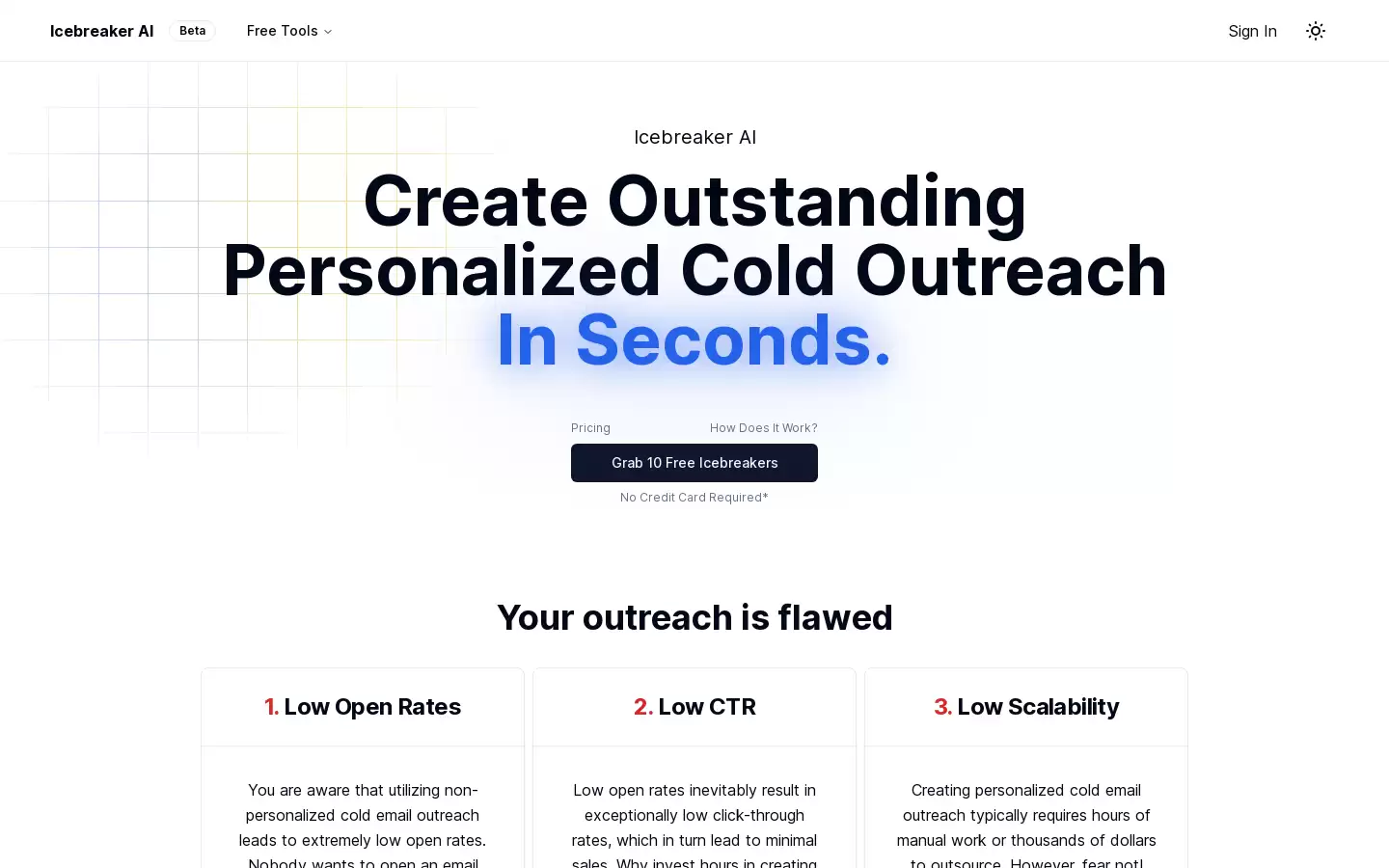 Icebreaker : 自动生成个性化的冷启动邮件