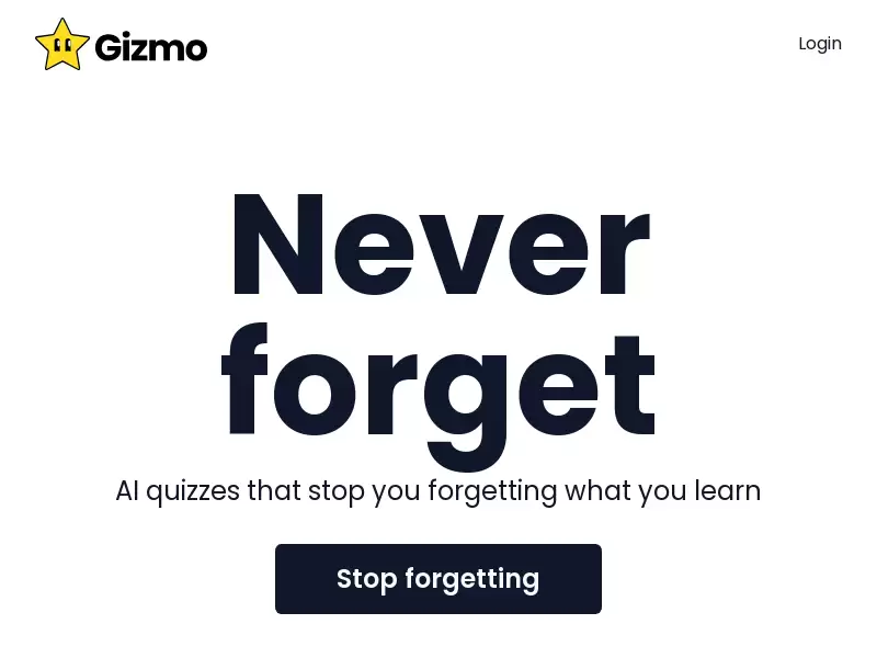 Gizmo : AI测验，帮助您记住所学内容