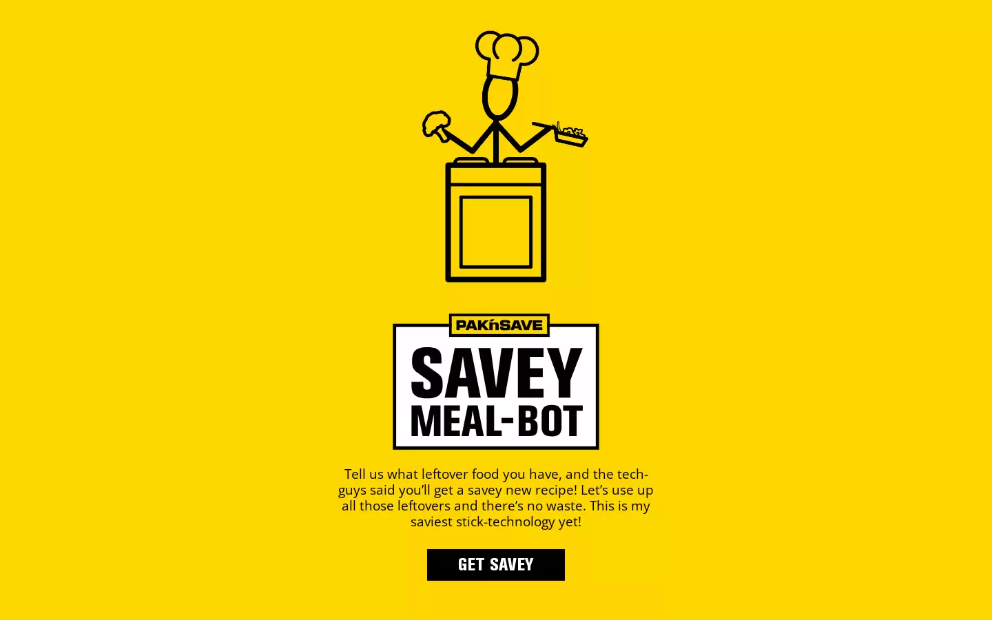 PAK'nSAVE Savey Meal-Bot教您用家中食材省钱
