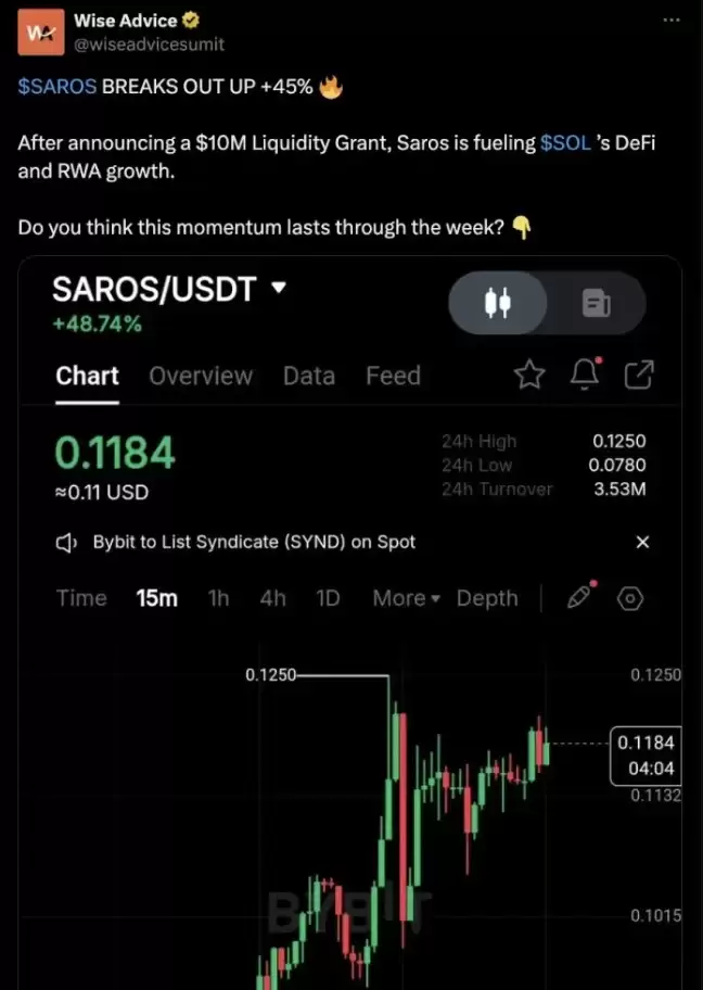 2026-2036年 Saros 价格走势参考