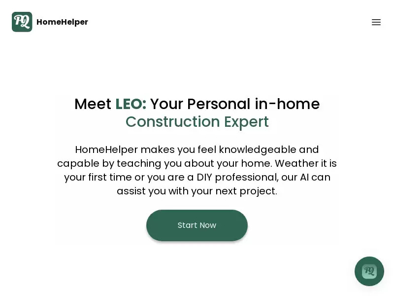 HomeHelper : 智能家居助手，提供家庭建设项目的知识和指导