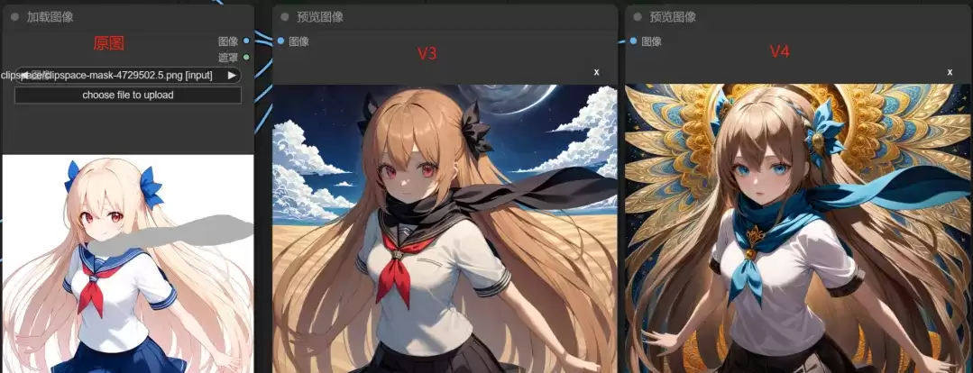 ComfyUI上使用SDXL-ControlNet模型，实现线稿草图涂鸦转绘的AI绘画