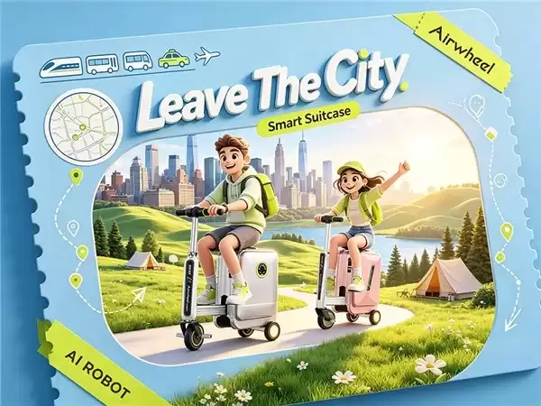 AI 行李箱时代正式开启：爱尔威 Airwheel智能电动可登机行李箱重新定义未来智慧出行