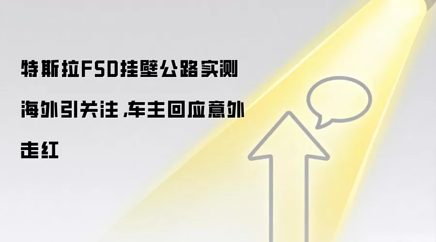 特斯拉FSD挂壁公路实测海外引关注,车主回应意外走红